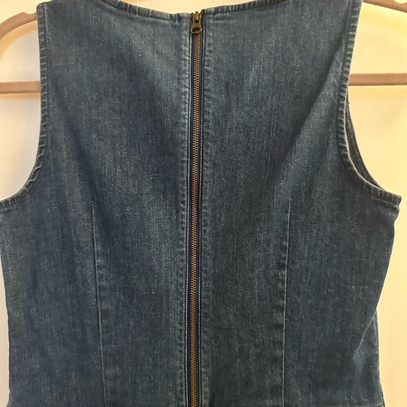 Boden Denim shift dress size 2P - Picture 5 of 7